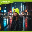 Trizand Téli sapka zseblámpával - sárga 22664