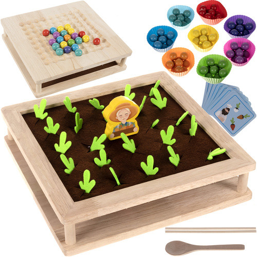 Farm kétoldalas fából készült puzzle 2in1 játék 22755