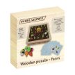 Farm kétoldalas fából készült puzzle 2in1 játék 22755