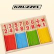 Kruzzel fából készült pélcék a számolás megtanulásához 22447