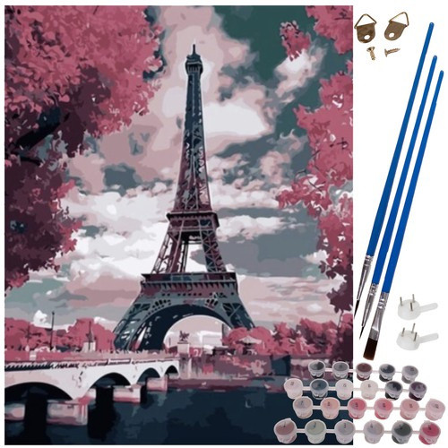 Maaleo Festmény számok szerint 40x50 cm Eiffel torony 22784