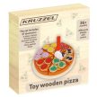 Kruzzel fából készült pizza készlet 22471