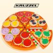 Kruzzel fából készült pizza készlet 22471
