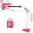 Játék Gitár + mikrofon + erősítő rózsaszín gyerekeknek 22407