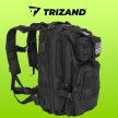 Trizand Kis fekete túra hátizsák 23089