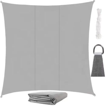 Gardlov Négyzet napvitorla 3,6x3,6 m szürke 23164