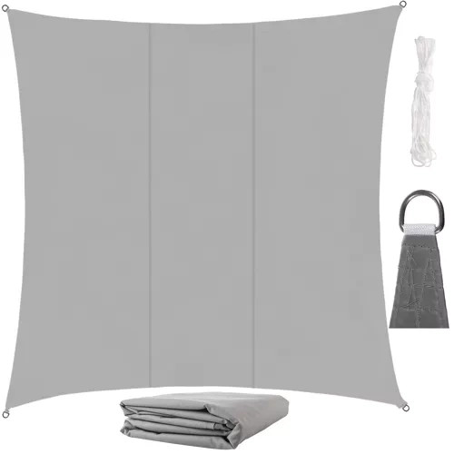 Gardlov Négyzet napvitorla 3,6x3,6 m szürke 23164