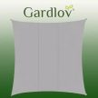 Gardlov Négyzet napvitorla 3,6x3,6 m szürke 23164