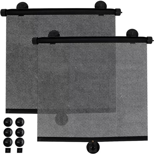 XTROBB autós napellenző 2 db-os szett fekete 42x54 cm 23497