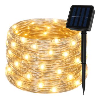   Gardlov Napenergiás girland melegfehér fény 15m IP44 24007