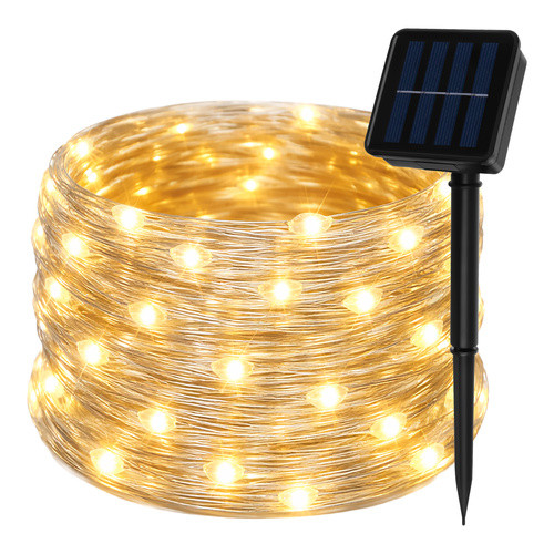 Gardlov Napenergiás girland melegfehér fény 15m IP44 24007