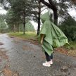 Trizand Esőkabát poncsó zöld színben 24278