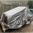Gardlov kétoldalas takaróponyva 3x4 m ezüst-szürke 24652