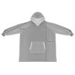Ruhhy XXL oversize flanel pulóver takaró 2in1 szürke 24402