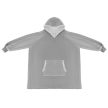 Ruhhy XXL oversize flanel pulóver takaró 2in1 szürke 24402