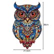 Kruzzel fából készült puzzle Bagoly 24551
