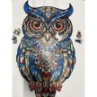 Kruzzel fából készült puzzle Bagoly 24551