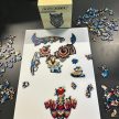 Kruzzel fából készült puzzle Bagoly 24551