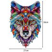 Kruzzel fából készült puzzle farkas 24552