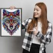 Kruzzel fából készült puzzle farkas 24552