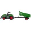 Kruzzel Távirányítós zöld traktor utánfutóval 24850