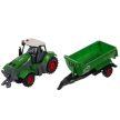 Kruzzel Távirányítós zöld traktor utánfutóval 24850