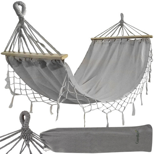 Gardlov XXL Kerti függőágy szürke 200x150 cm 25465