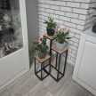Ruhhy Álló virágtartó 67 cm 3 szintes 25626
