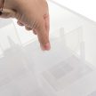 Kruzzel 4 szintes tárolódoboz építőkockáknak, játékoknak építőkocka nélkül 25758