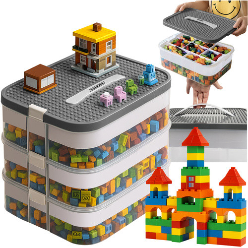 Kruzzel 3 szintes játéktároló doboz 25757