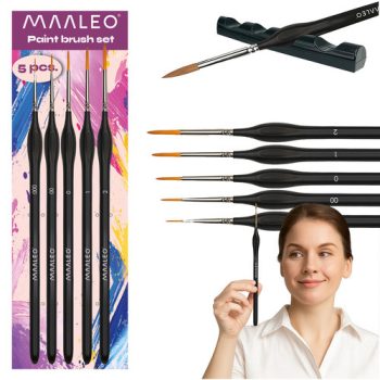 Maaleo 5 db ecset ecsettartó állvánnyal 26119