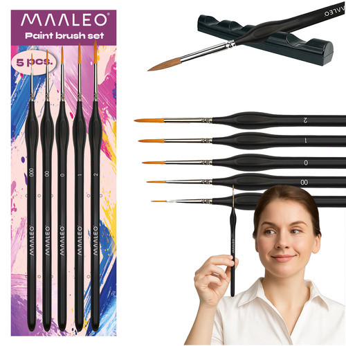Maaleo 5 db ecset ecsettartó állvánnyal 26119