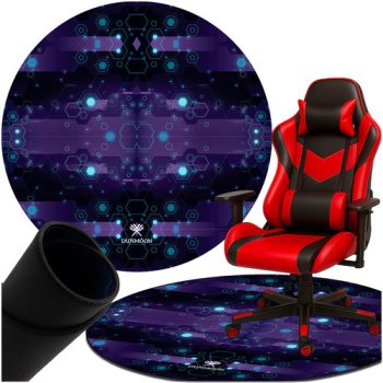    Dunmoon Kerek padlóvédő szőnyeg székalátét 120 cm-es 25956