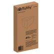 Ruhhy Szürke bársony puff 60x30x30 cm 25994