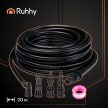 Ruhhy Csőtisztító tömlő adapterrel 20m 26133