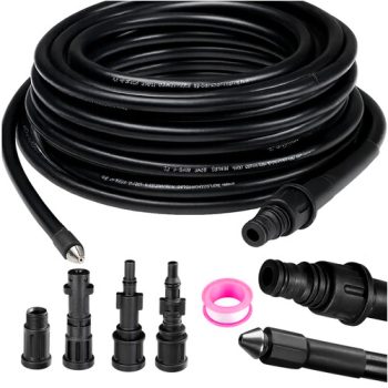 Ruhhy Csőtisztító tömlő adapterrel 15m 26132