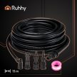 Ruhhy Csőtisztító tömlő adapterrel 15m 26132