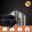 Ruhhy Csőtisztító tömlő adapterrel 15m 26132