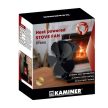 Kaminer 5 lapátos kandalló ventilátor fekete 26206