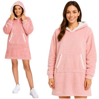 Ruhhy XXL pulóver - rózsaszín takaró 26144