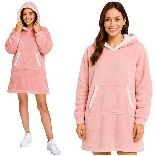Ruhhy XXL pulóver - rózsaszín takaró 26144