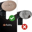 Mysti Ruhhy 2000 W-os fekete ruhagőzölő 26339