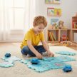 Kruzzel Óceán Vízi világ járművekkel puzzle oktató játszószőnyeg 24851