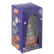  Lágy virágkalapos cica szenzoros piramis Montessori torony 8 darabos 26718