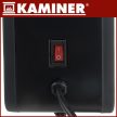  Kaminer Ziflo álló elektromos fűtőtest 1000W / 1300W / 2300W fekete 26403