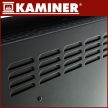 KAMINER ZELVA 2500W Smart life üveg elektromos fűtőtest 2500W fekete 26572