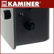 KAMINER ZELVA 2500W Smart life üveg elektromos fűtőtest 2500W fekete 26572