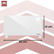 Zelva Kaminer 2500W elektromos fűtőtest fehér 26573