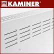 Zelva Kaminer 2500W elektromos fűtőtest fehér 26573