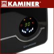 Kaminer fali fűtőtest wifis LED kijelzővel 1000 W / 2000 W fekete légfüggöny 26388